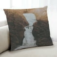 thumbnail image 1 of Ahgly Company Earth Waterfall Indoor Throw Pillow, 18 inch by 18 inch, 1 of 6