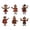 20Cm, variant on Vintage Halloween Party Decoration Halloween Wood Sign intage Halloween Wall Door Hanging Decoration for Window Fireplace Mantel 6pcs