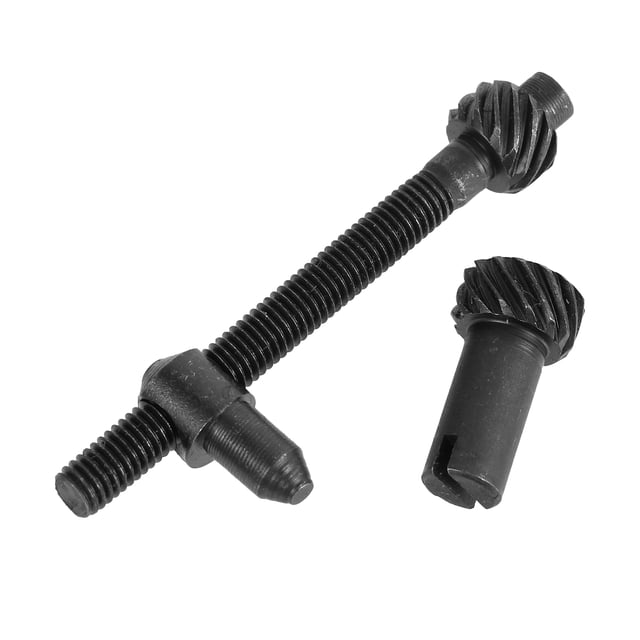 OUNONA 1Jgo Tornillo De Ajuste Automático Para Cadena De Motosierra Metal Negro Y