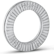 Nord-Lock 1523 Wedge Locking Washer - Carbon Steel - Zinc Flake Coated - M8 (5/1
