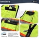 thumbnail image 4 of Chaleco de seguridad JKSafety Hi Vis reflectante para hombre y mujer, amarillo, XL, 4 of 5