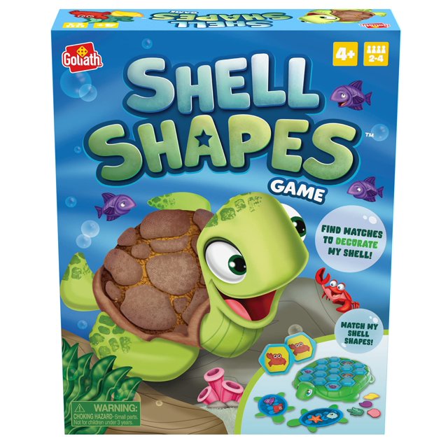 El juego Memory and Matching Shell Shapes desarrolla las habilidades de Goliat