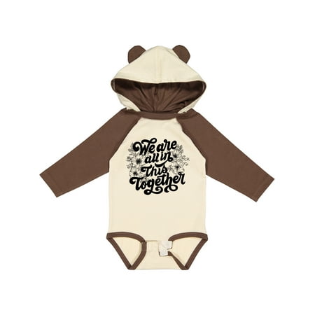 

Inktastic Inspirational We Are All In This Together Boys or Girls Long Sleeve Baby Bodysuit