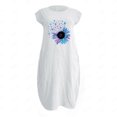thumbnail image 4 of Qiopertar Robe d'Été en Coton et Lin pour Femmes Imprimé Jour de l'Indépendance Manches Courtes avec Poche Col Rond Ample Grandes Économies de Vacances! à Moins de 5$ jusqu'à 90 % de Réduction, 4 of 4