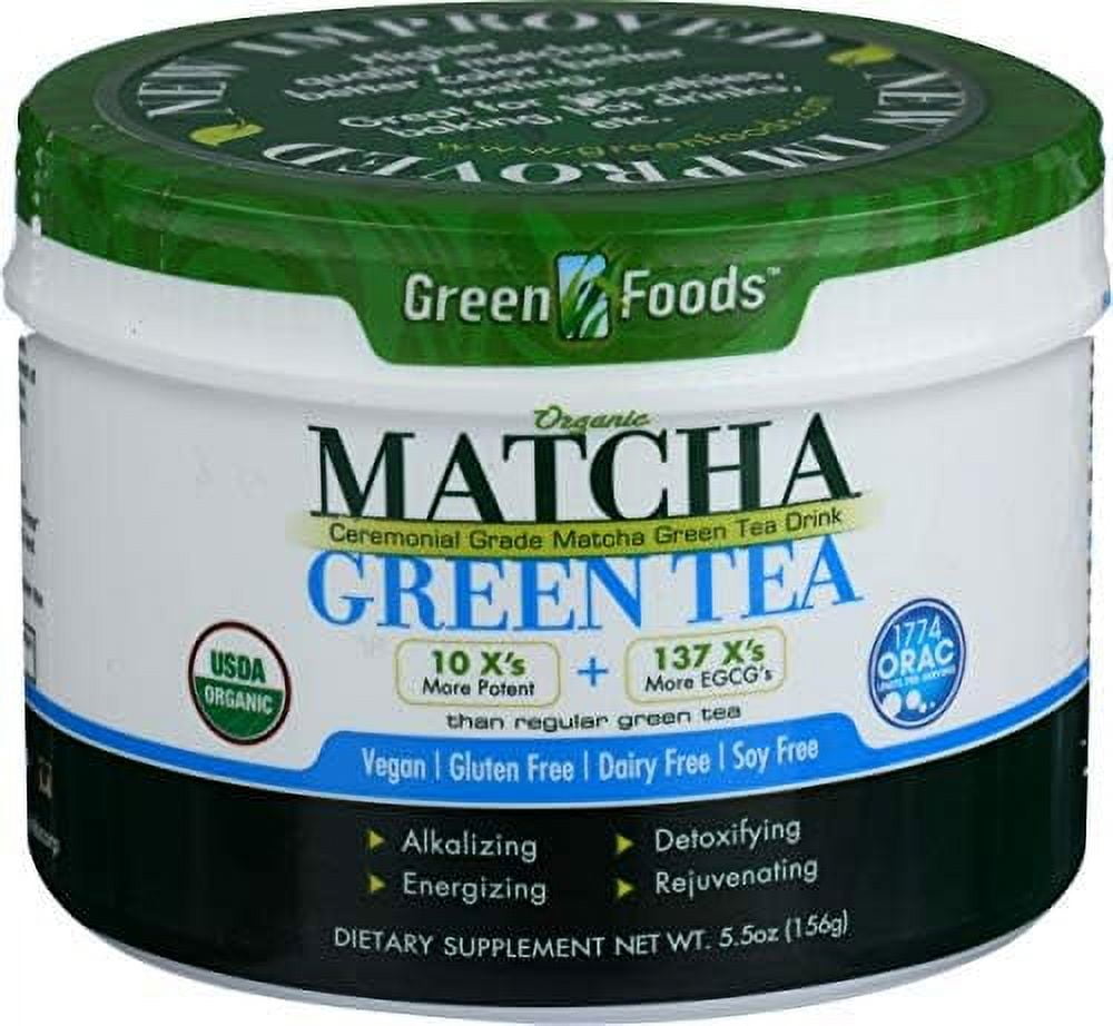 Ito En Matcha Green Tea Japanese Matcha Powder, Unsweetened, 2