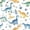 White Green 01, variant on meiyoeat Cartoon Dino Zipper Comforter Set with Fitted Sheet and 2 Pillowcases for Kids, Tropical Spinosaurus Wildlife Zipper Bedding Set, Sky Blue, Reversible, 3pcs