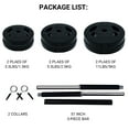 thumbnail image 2 of CazToi Cardio Pump Adjustable Barbell Dumbbell All in One Set, 2 of 6