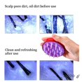 thumbnail image 1 of Cepillo para el cabello Cepillo para fregar Cr Masaje Silicona Cepillo antideslizante Cepillo para el cuero cabelludo LingWen 8390611078133, 1 of 1