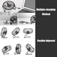 thumbnail image 1 of USB Lightweight Solar Exhaust Fan, Multi-Use Solar Powered Fan, For Greenhouse Dog Chicken House, 1 of 8