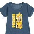thumbnail image 3 of Pokémon - Pikachu Logo - Youth Girls Fleece Dress, 3 of 5