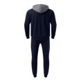 thumbnail image 4 of Wyzesi Swim Pantsuit Men Set Built In Bra Male Autumn and Winter Suits Long Sleeved Warm Line Color Matching Top Trousers Two Piece Adjustment Set Plus Overall Pantsuit Pantsuit Pajama Set, 4 of 6