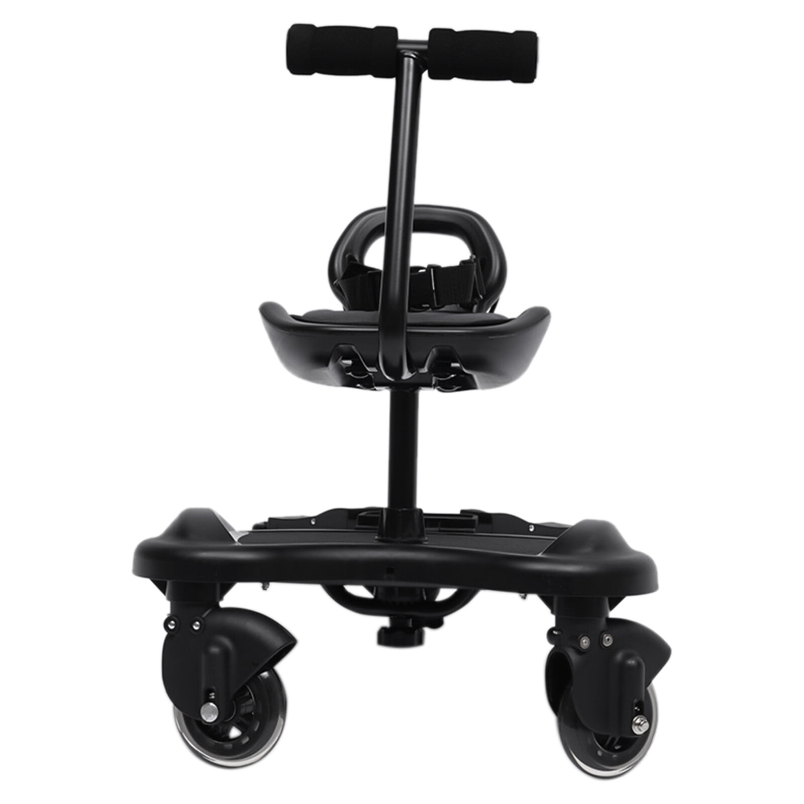 55.12lbs Assembly Black Universal Stroller Board Child Rider Stroller Attachment with Practical Handle