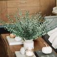 thumbnail image 5 of 30 Piezas de Tallos de Eucalipto Artificiales, DecoracióN de Hojas de Eucalipto de Granja para Centro de Mesa de Boda, Arreglo de Flores para el Hogar, 5 of 5