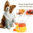 thumbnail image 6 of Duck Treat Dispenser, Duck Dog Treat Food Dispenser, 2-in-1 Interactive Dog Puzzle Toy & Slow Feeder, Fun Treat Dispenser for Small & Medium Dogs, Reduces Bloating, Promotes IQ Training (2*Yellow), 6 of 7