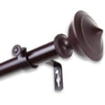 thumbnail image 3 of Myla 1" dia. Curtain Rod 66-120 inches - Mahogany, 3 of 4