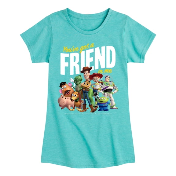 Toy Story - You've Got Friend In Me - Youth Girls Fitted Short Sleeve T-Shirt