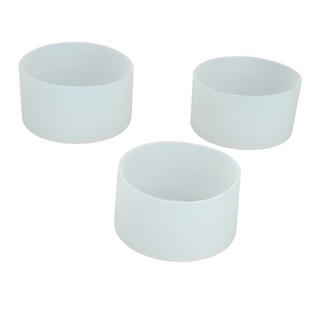 Vbestlife - Bota de Silicona para Copa de 3 Piezas Resistente a Altas Temperaturas Antideslizante para Arañazos para Botella de Agua Funda Inferior ANGGREK Otros