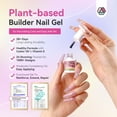 thumbnail image 3 of SAVILAND 24 Colors Builder Nail Gel Set: Castor Oil & Vitamin E Gel Builder in a Bottle Spring Translucent Color Nail Strengthener Extension Gel Hard Gel for Nails Care Repair, 3 of 8
