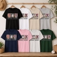 thumbnail image 5 of Baseball Season Bow Graphic T-Shirt, Unisex Classic Fit Tee, 5 of 9