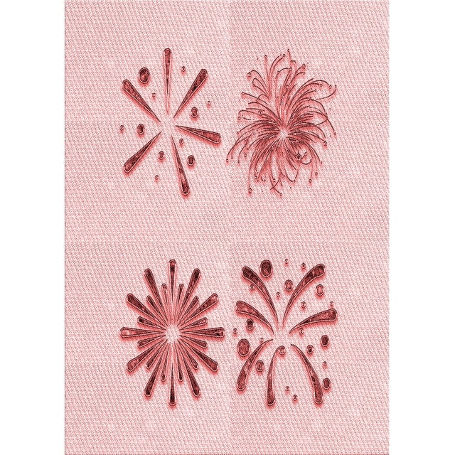 Ahgly Tapis Rectangulaire Lavable en Machine Intérieur Transitionnel Rose Clair, 8 Pieds x 10 Pieds