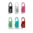 thumbnail image 3 of tooloflife 3 Digit Mini Combination Padlock Password Lock Luggage Backpack Cupboard Anti-Theft Locks Zinc Alloy, 3 of 7