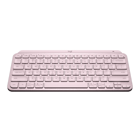 Logitech - MX Keys Mini TKL Wireless Bluetooth Scissor Keyboard with Backlit Keys - Rose