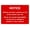 Color 4177, variant on Parking Disclaimer Sign Parking Signs & Permits Metal Sign Tin Sign 12x16 Inch - Caution Safety Warning Security Signs Indoor & Outdoor Signs for Home, Office, Work