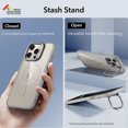 thumbnail image 2 of Funda de teléfono ESR para iPhone 15 Pro Max con MagSafe Clear Grey, 2 of 8