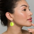 thumbnail image 4 of Pendientes Serie Deportiva Tenis Personalidad Estéreo Doble Cara Moda Pendientes Asimétricos Exagerados, 4 of 8