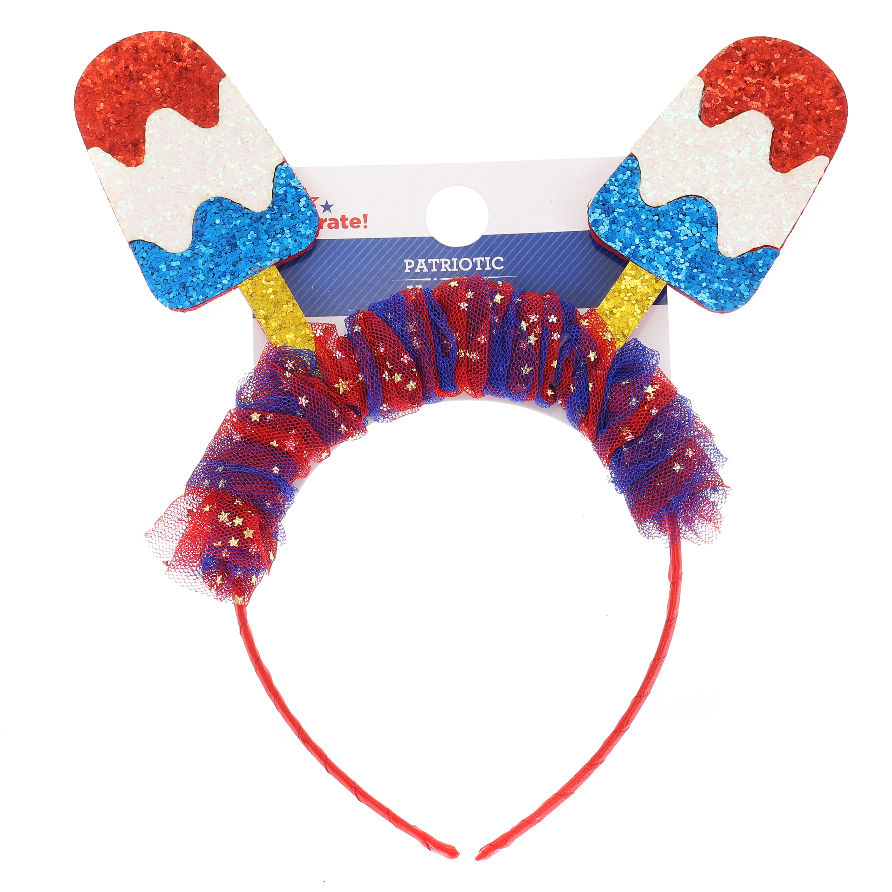 Way to Celebrate Americana Popsicle Head Bopper Headband, 1 Piece