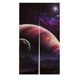 thumbnail image 1 of ABPHQTO Nebulosa Galaxia Luna Espacio Planeta Estrella Universo Arte Japonés Noren Puerta Cortina Puerta Cortina Puerta Cortina de entrada Tamaño de la cortina 85x150cm ABPHQTO Noren-A108-85x150, 1 of 1