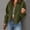 *Army Green, variant on ClodeEU Women's Corduroy Jacket ,Lapel Button Long Sleeve Jacke,Fall Loose Casual Trendy Jacket Army Green,Womens Plus L