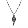 thumbnail image 4 of TIHLMK Friendship Necklace Gothic Punk Crow Skull Pendant Necklace Cold Wind Clavicle Chain, 4 of 4