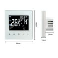 thumbnail image 2 of Pour Tuya Thermostat Intelligent Écran Tactile Contrôleur de Température WiFi Intelligent, 2 of 12