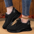 thumbnail image 6 of Willtoo Women's Warm Winter Shoes Walking Tennis Running Casual Athletic Non Slip Sneakers Fleece Lining Comfortable Sports Snow Orthopedic Boots, 6 of 6
