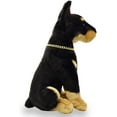 thumbnail image 4 of Realistic Doberman Dog Stuffed Animal Plush Toy, Lifelike Animal Plushies, Simulation Animals Doll, 4 of 8