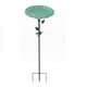 thumbnail image 2 of Comederos para pájaros, comedero para colibríes, comedero de baño de metal insertado en el suelo, comedero para jardín al aire libre, bandeja de baño de agua, comederos, 2 of 7