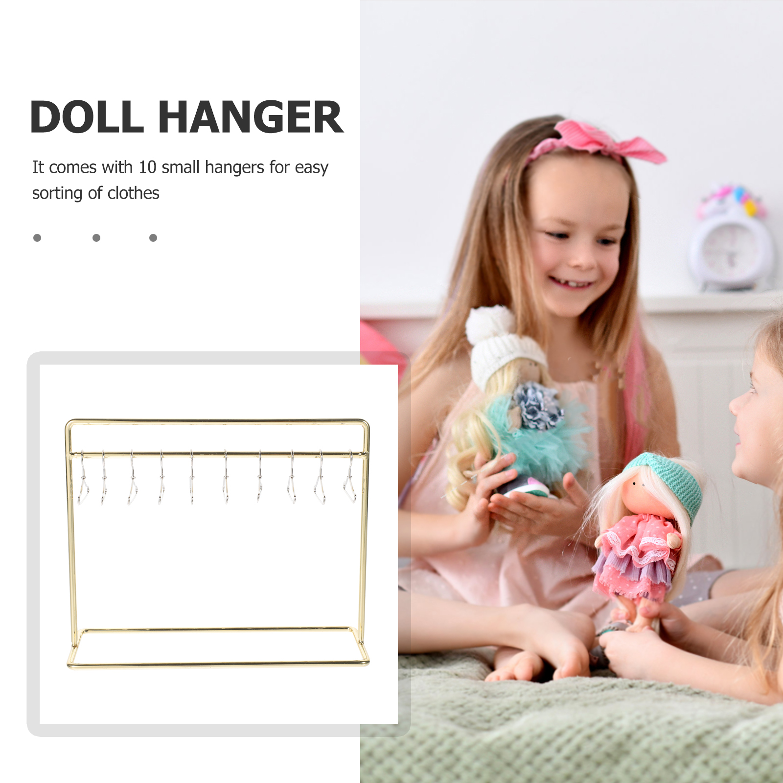 TOYANDONA 5 Pièces Poupée Cintre Cintres De Robe De Poupée Cintre D Robe De Poupee Cintre De Maison De Poupee Mini Cintre Petits Cintres De Poupee Ci Am