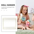 thumbnail image 2 of Pungan Mini Doll Hangers Set of 1 - Doll Outfit Rack and Closet Clothes Hanger for Dollhouse Accessories, 5.91" x 4.72" x 2.17", 2 of 10