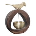 thumbnail image 2 of Timbre de viento para puerta, timbre de entrada, timbre decorativo de madera para comerciantes, timbre de puerta para Redondo Con Pájaro, 2 of 9