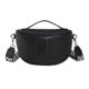 thumbnail image 1 of Bolso Pecho para Mujer Bolso Hobo Pequeño Riñonera Cuero Vaca Gran Capacidad (negro), 1 of 9