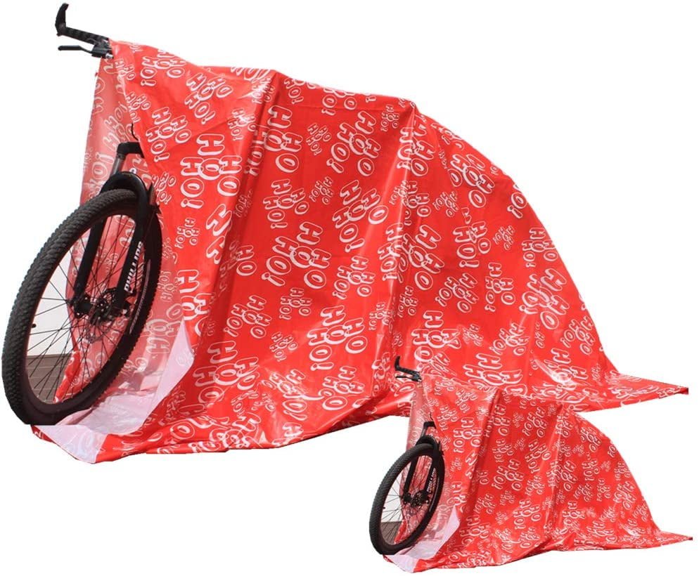 Giant Gifts Jumbo Plastic Gift Bag Holiday Bike Gift Bag Christmas Gift