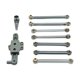 thumbnail image 1 of Conjunto de componentes de dirección RC, repuestos de metal, actualizaciones, repuestos para Wltoys, escala 1:12, accesorios para vehículos RC, piezas gris, 1 of 8