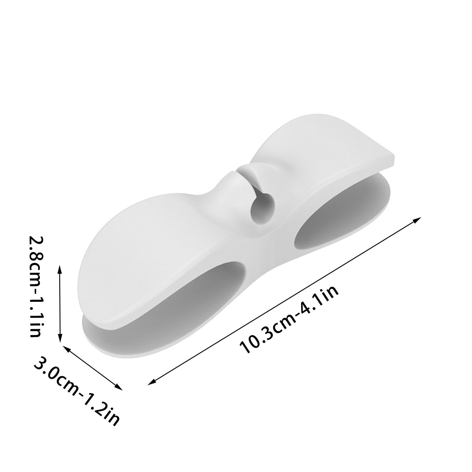 Kojanyu Plug Holder Wall Power Cord Wall Sticker Clip Kitchen Wire Organizer Storage Data Cable