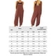 thumbnail image 2 of Mamelucos Sin Mangas Mamelucos sueltos para mujer Monos de algodón a la moda para mujer Monos sólidos (Rojo L) Cgtredaw para Mujer Rojo T XL, 2 of 8