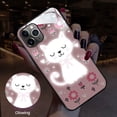 thumbnail image 1 of OPPO A57 A77 A96 A93 A76 A16 A15 A15S A94 A74 A95 A92 A52 A53 A54 A12 A7 A5S Reno 8 7 Pro 6 Lite 6Z 5Z 8Z 7Z 5 5F 4 Gatos Robusto Sonido De Vidrio Activado Pajarita Ligera Estuche Avanzado, 1 of 3