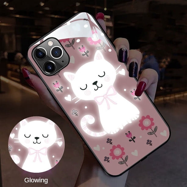 OPPO A57 A77 A96 A93 A76 A16 A15 A15S A94 A74 A95 A92 A52 A53 A54 A12 A7 A5S Reno 8 7 Pro 6 Lite 6Z 5Z 8Z 7Z 5 5F 4 Gatos Robusto Sonido De Vidrio Activado Pajarita Ligera Estuche Avanzado
