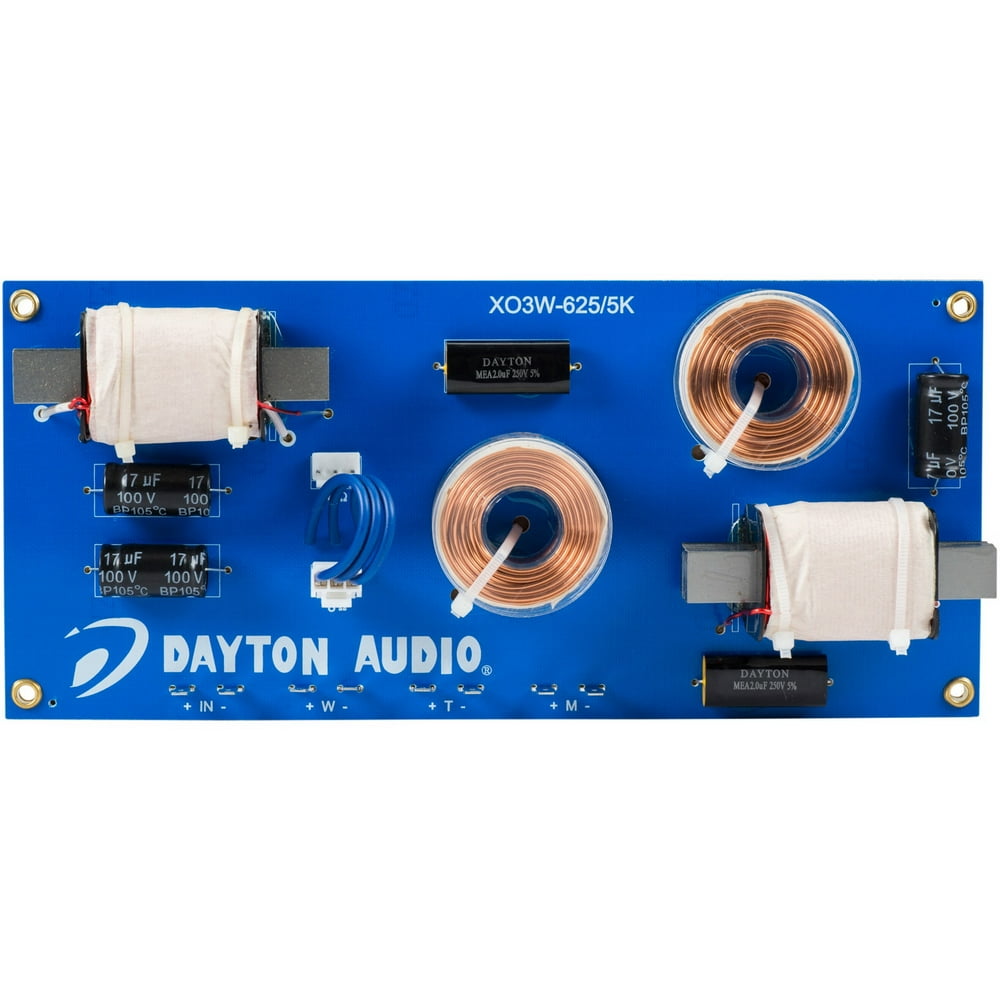Dayton Audio XO3W625/5K 3Way Speaker Crossover 625/5,000 Hz Walmart