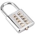 thumbnail image 2 of Combination Password Padlock, 10-digit Combination, Blind Button for Luggage, Gym Locker, Drawer, 2 of 7