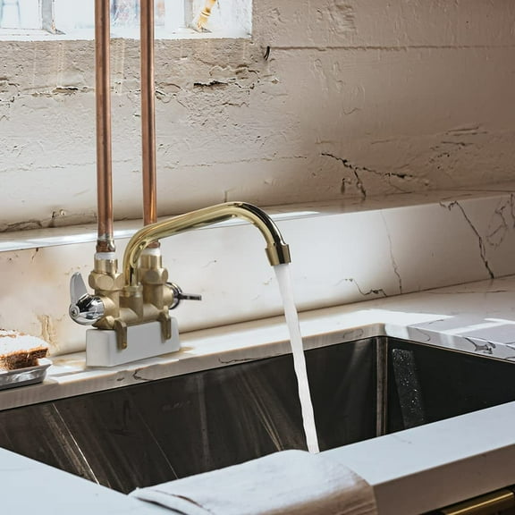3310-250--B Rough Brass Laundry Faucet, No Size